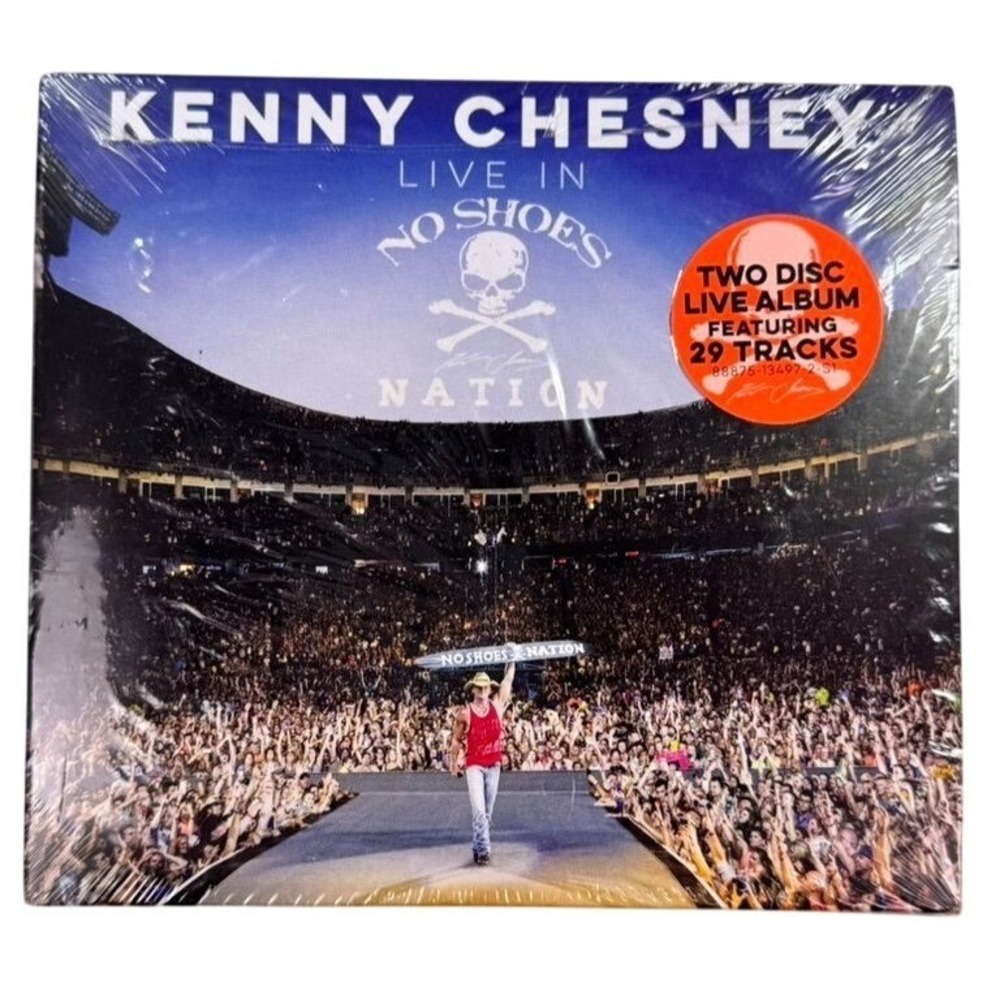Kenny Chesney Live in No Shoes Nation 2 CD Set 2017 New Sealed